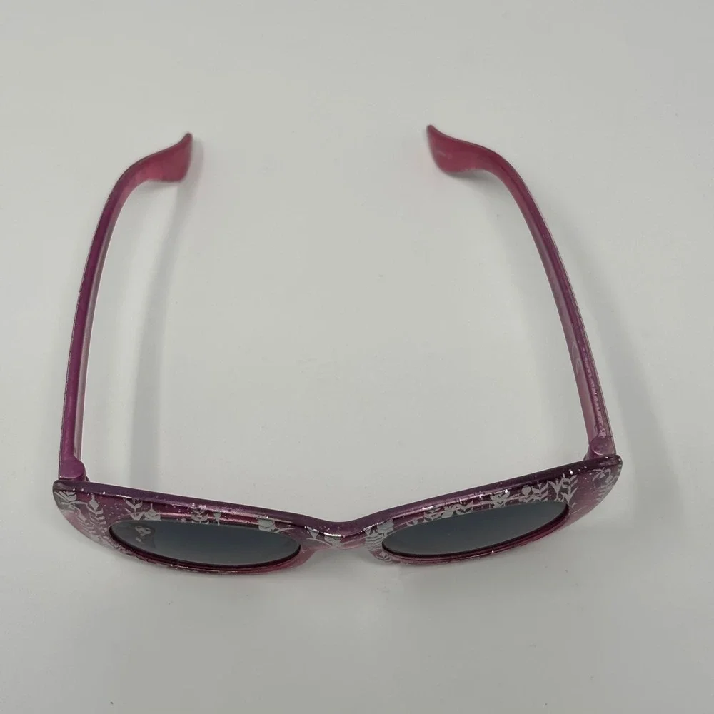 Disney Frozen Sunglasses Girls Pink Glitter Anna Elsa Snowflake Y2K‎ Kidcore